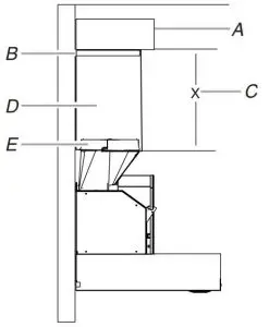 FIG 15 For non-vented (recirculating) installation only