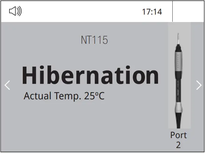 JBC NANE 2-Tool Nano Soldering Station - Hibernation delay