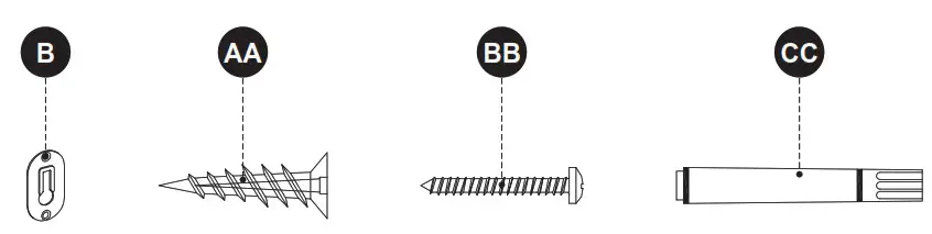Origin 21 1688MR 22 274 Nova 22 in W x 30 in H Cerused Natural Oak Rectangular Bathroom - REPLACEMENT PARTS LIST