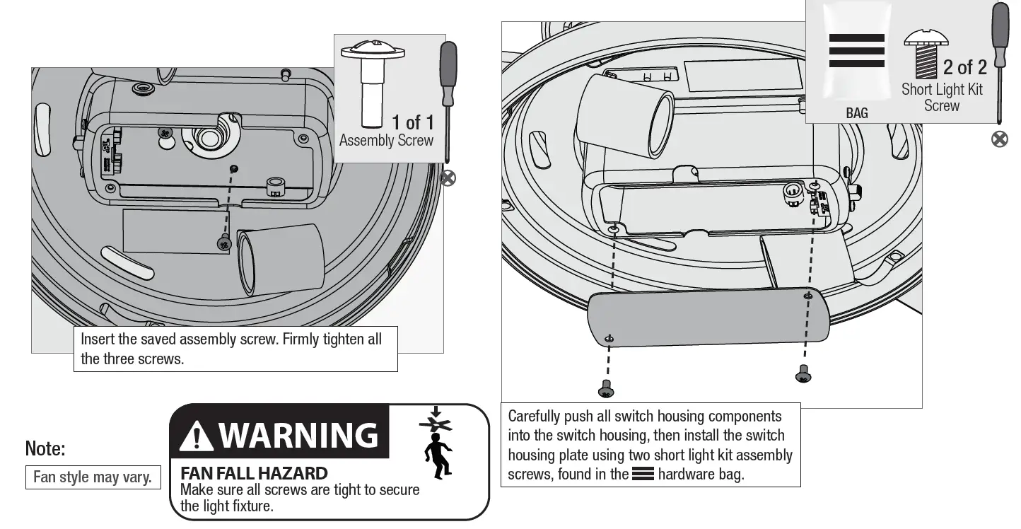 Hunter 51289 52 Inch Tailwind with LED light Ceiling Fan 16