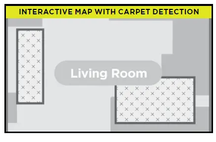 INTERACTIVE MAP WITH CARPET DETECTION
