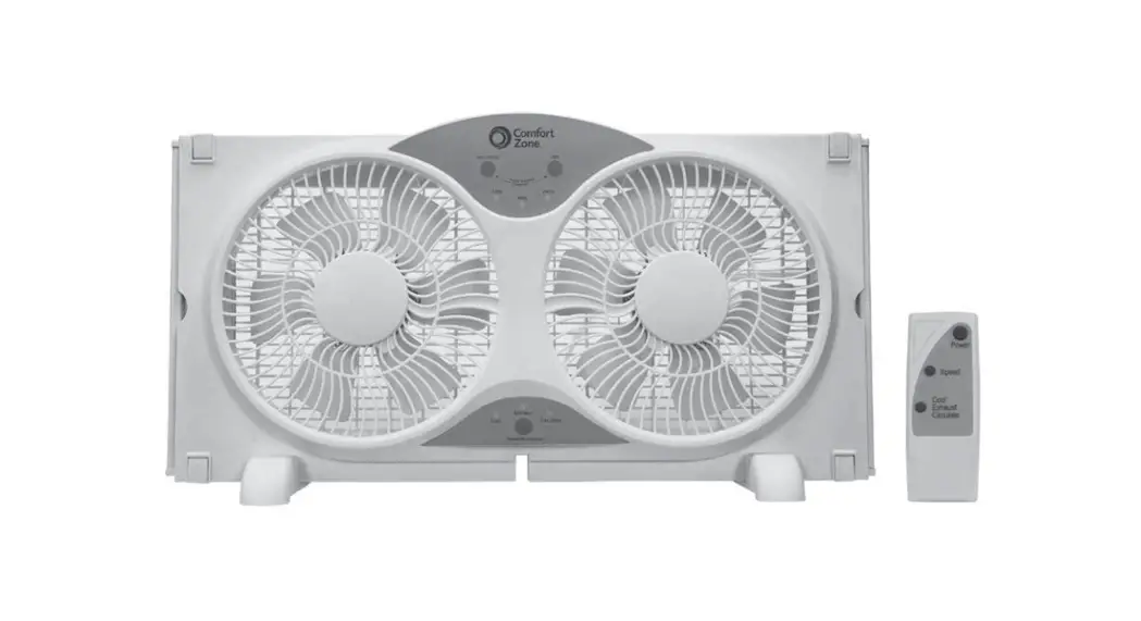 Comfort Zone Cz310r Series Twin Window Fan Instruction Manual Comfort Zone Cz310r Series Twin Window Fan Instruction Manual