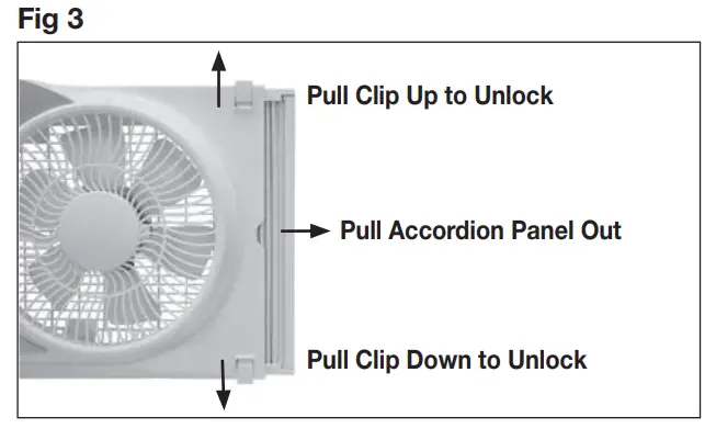 Comfort Zone CZ310R Series Twin Window Fan - Fig 2
