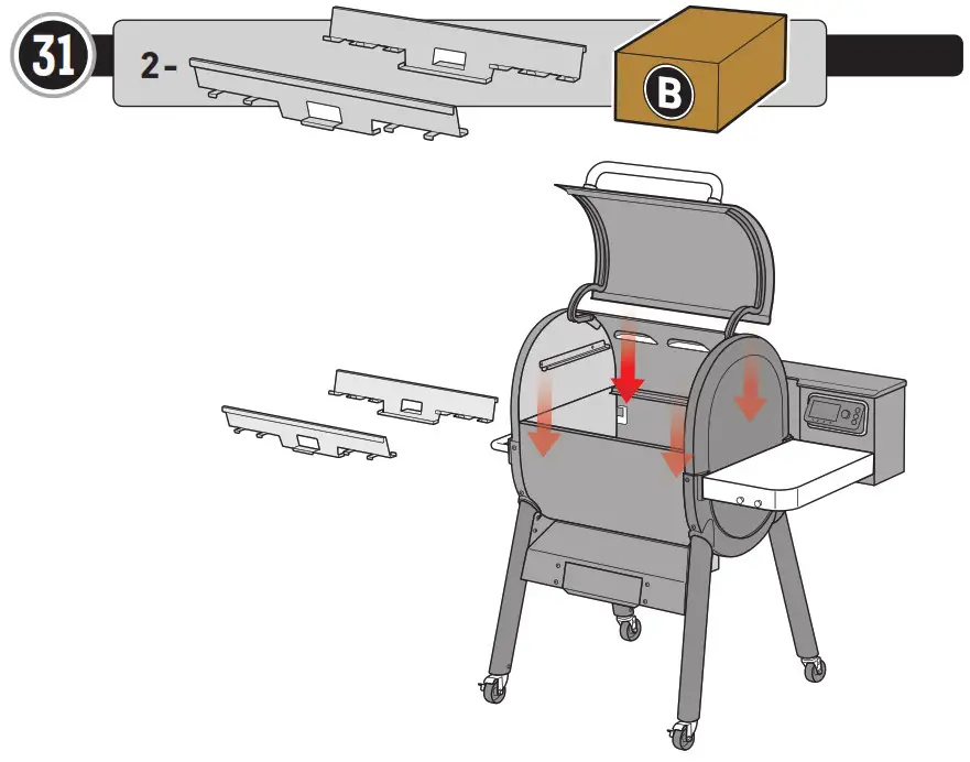 weber SmokeFire Wood Pellet Grill - Install top-31