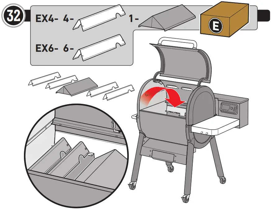 weber SmokeFire Wood Pellet Grill - Install top-32