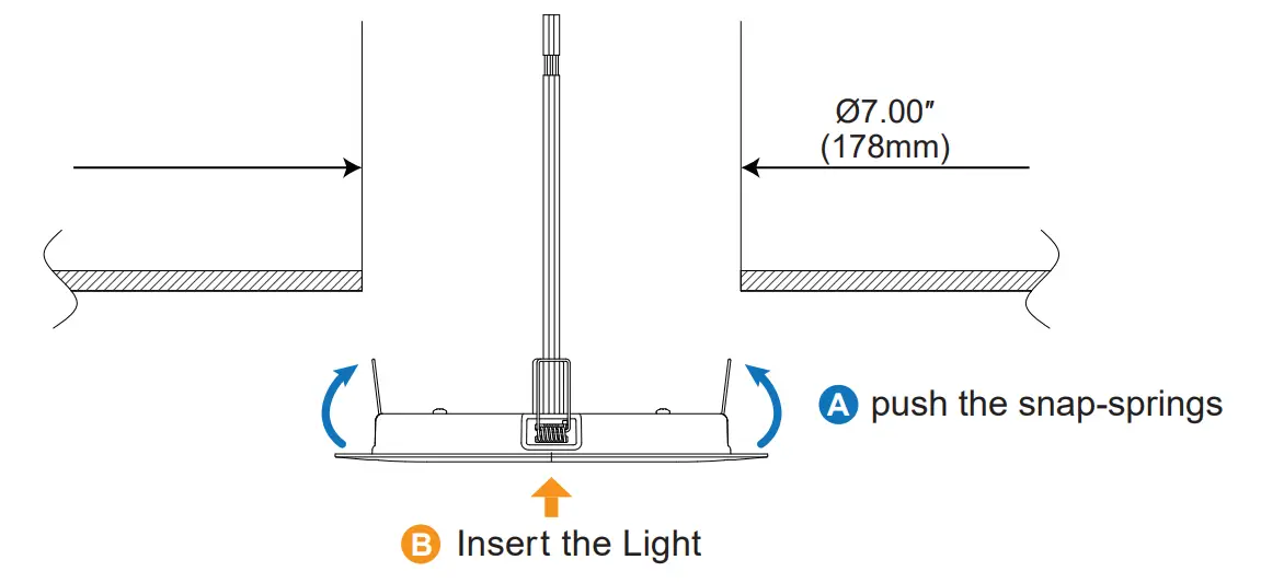 Cell2 WLK 8-inch Round Interior Light - Figure 1