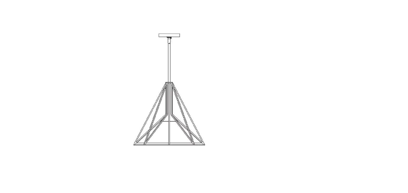 Hunter 19453 Rafner Large Pendant Instruction Manual