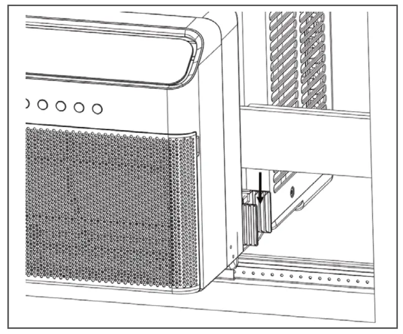Midea MAW08V1QWT Window Type Air Conditioner -- SEAL AND CLOSE
