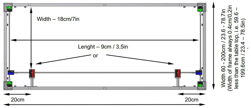 ROPOX 4SingleManual Electric Height Adjustment 65-95 cm (1)