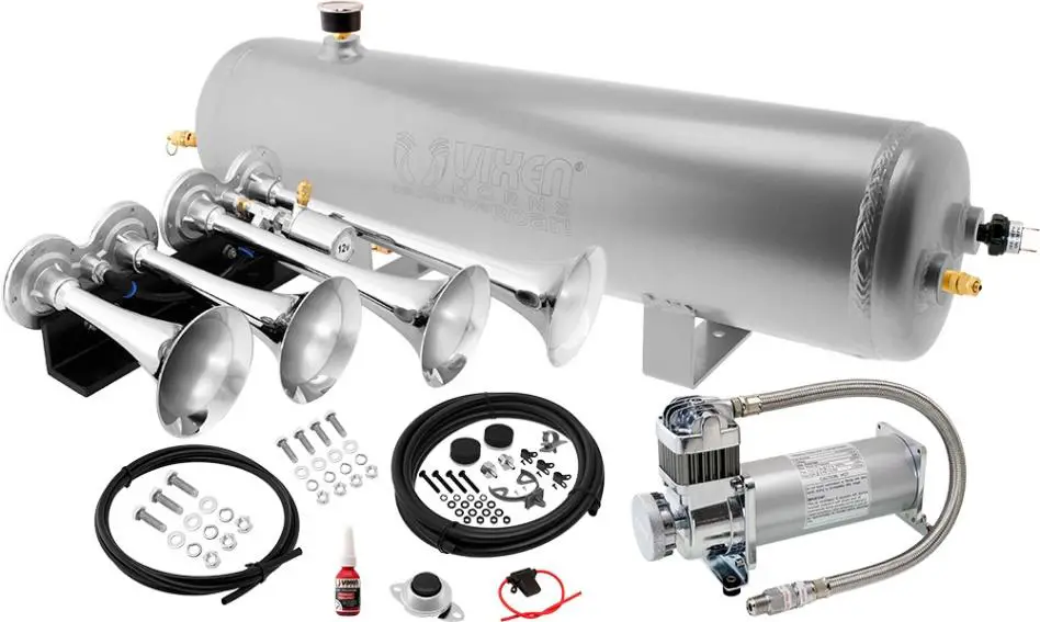 Vixen Horns Vxo8330apro/4124c Quad Trumpet Train Air Horn Chrome Plated Installation Guide