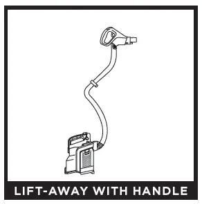 LIFT-AWAY WITH HANDLE