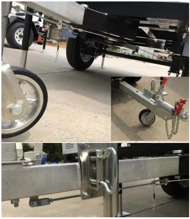 VIKING VSLT240-MH Solar Light Tower -Towing system