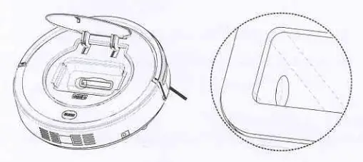 RolliMini Vacuum Cleaner 81100 - Cleaning sensors and charging connection pole 2