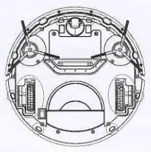 RolliMini Vacuum Cleaner 81100 - Cleaning sensors and charging connection pole