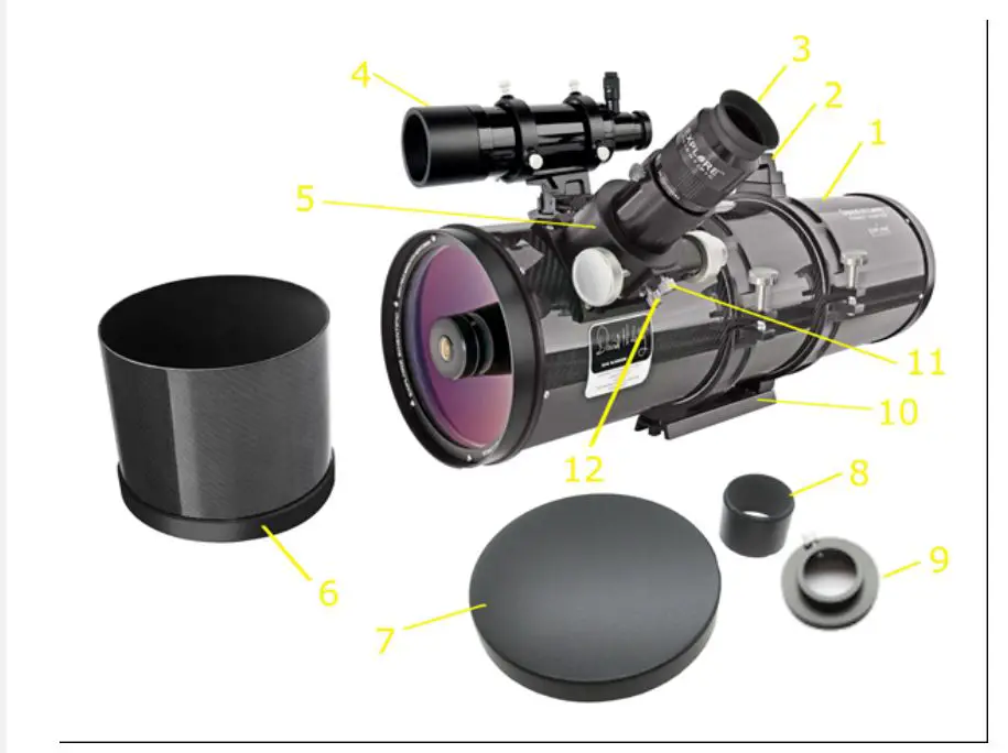 Explore Scientific David H. Levy Comet Hunter Telescope - Fig. 1