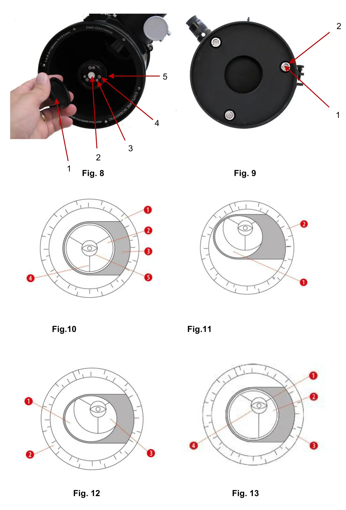 Explore Scientific David H. Levy Comet Hunter Telescope - Fig. 8-13