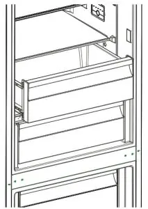 SHARP SJ-BA05IMXLE-EU 2 Doors Fridge-Chiller shelf