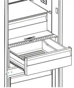 SHARP SJ-BA05IMXLE-EU 2 Doors Fridge-Humidity Controller