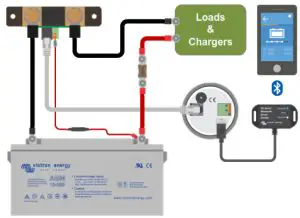 victron energy BMV 700 Battery monitor BMV - BMV connections1