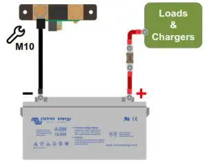 victron energy BMV 700 Battery monitor BMV - Battery negative connection