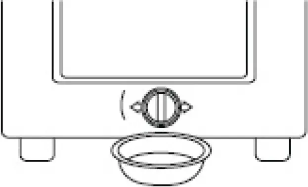 Drain the water out of the pump