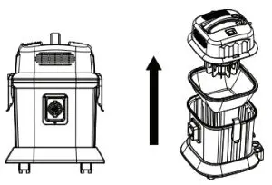 Electrolux Wet amp Dry Vacuum Cleaner - socket