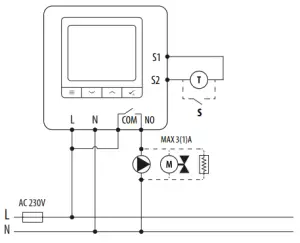 SALUS SQ610 Quantum Smart Thermostat - Wired device 2