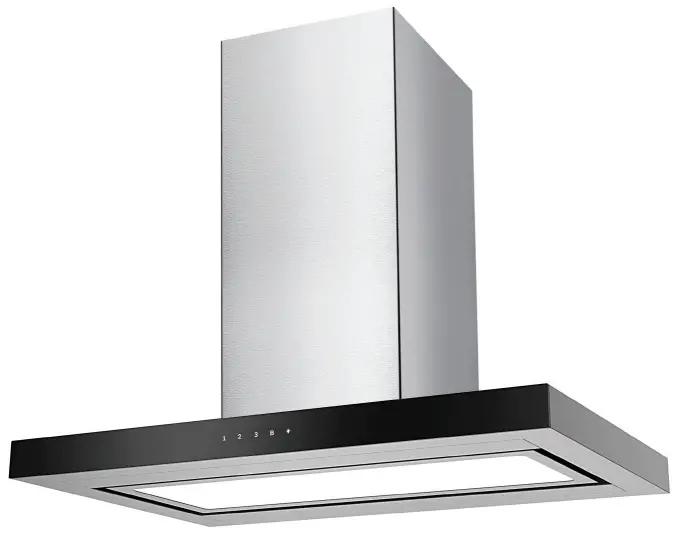 INALTo ARCIS90TPS 90cm Island Box Canopy Rangehood