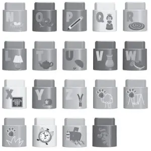 Leap Frog 80-612800 Learning Letters Train - Back