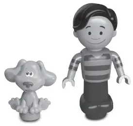 Leap Frog 80-612800 Learning Letters Train - Blue and Josh figures