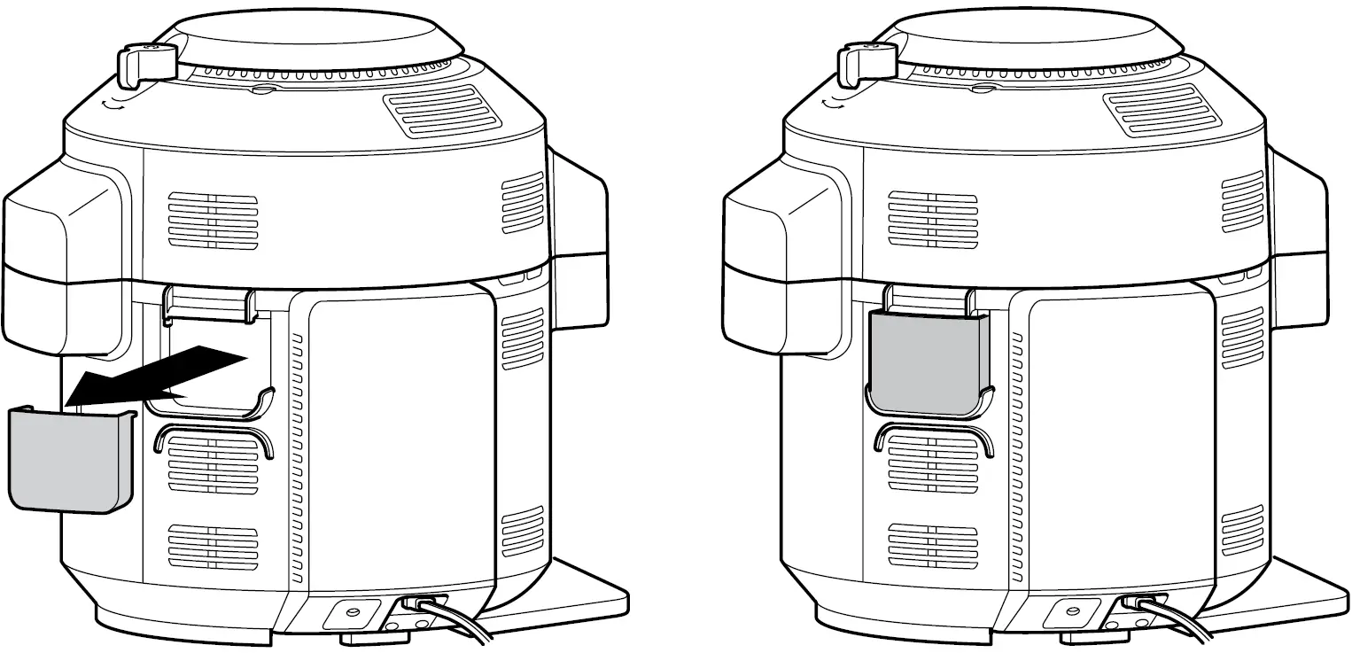 INSTALLING THE CONDENSATION COLLECTOR