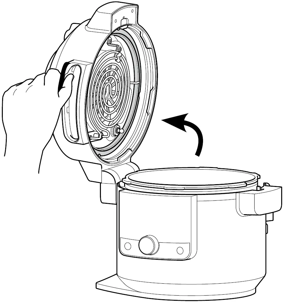 OPEN AND CLOSE THE LID