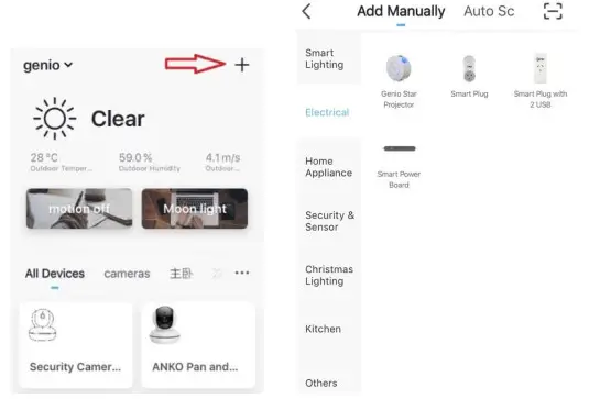 Mirabella genio I003323 Smart Star Projector- Projector