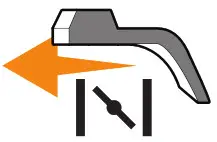 Move the choke lever