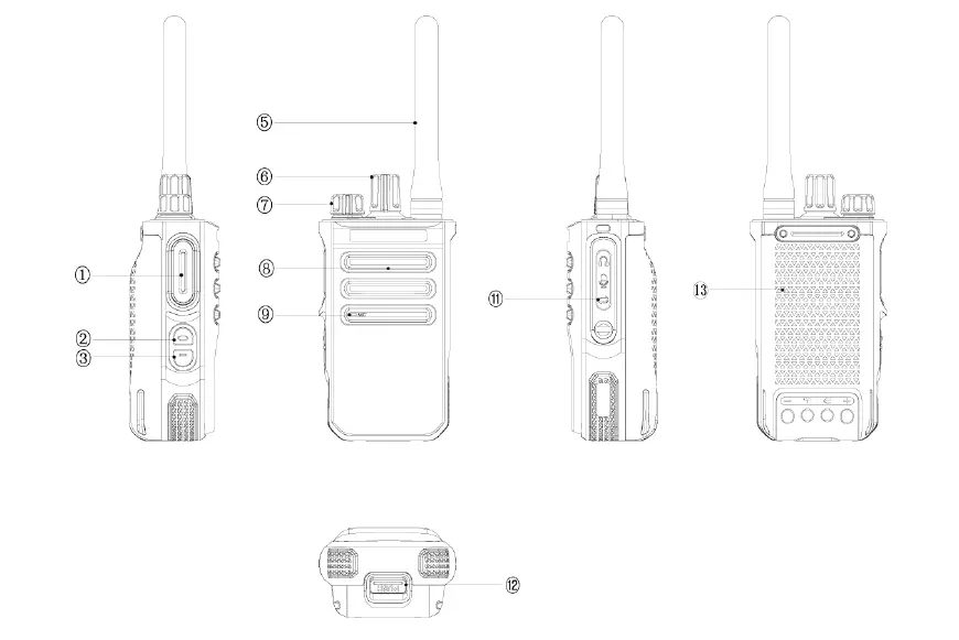 Caltta PH600 Digital Portable Radio-1