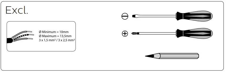 PHILIPS 1735647P0 Crust MyGarden Stainless Steel LED Ground Spot User Manual - Excl