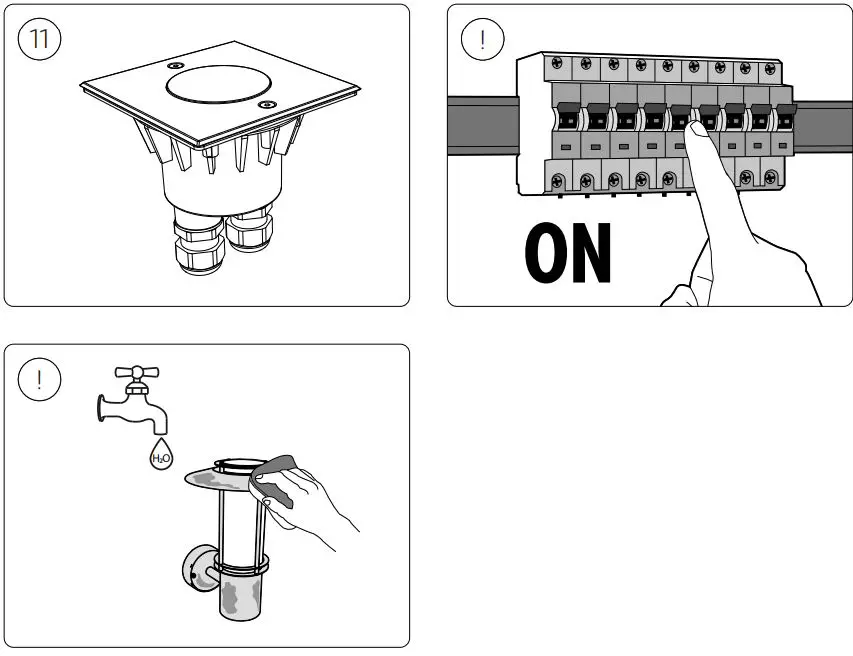 PHILIPS 1735647P0 Crust MyGarden Stainless Steel LED Ground Spot User Manual - Installation 11