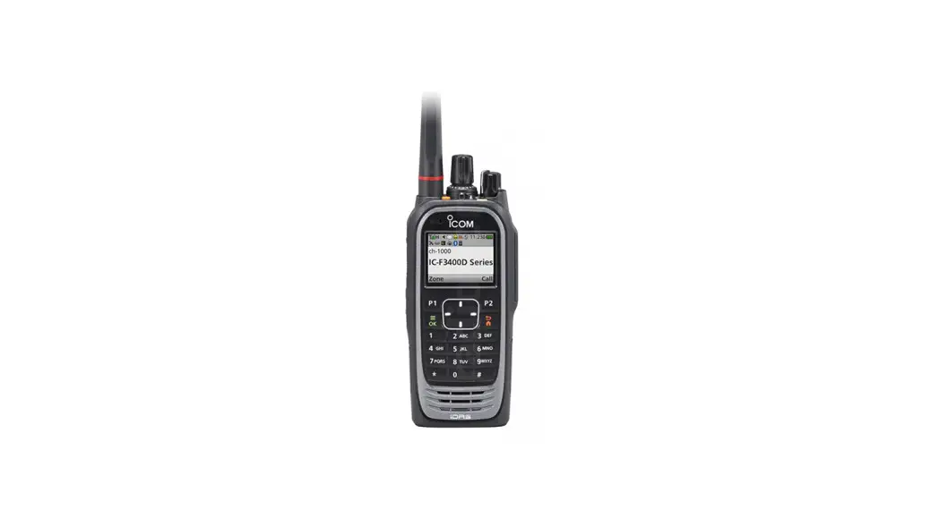Icom Ic-f34000 Series Two Way Radio Instructions