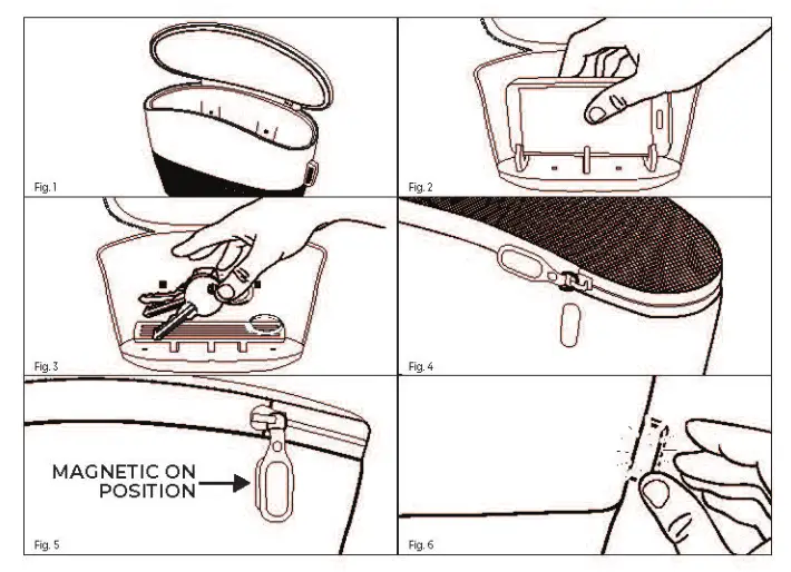 HOMEDICS Portable Sanitize Bag - use