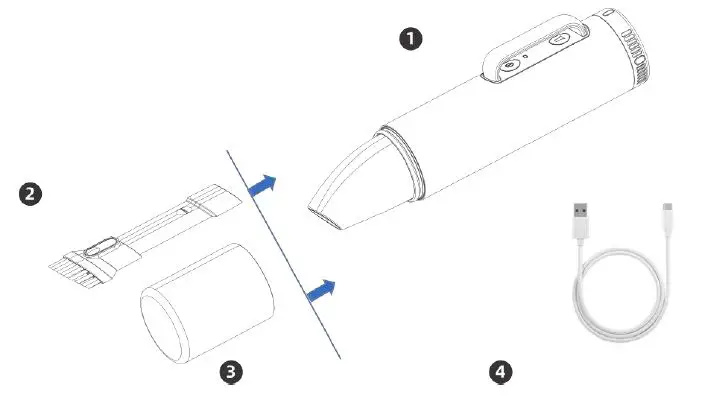 MODENA Compatto Series VC 0800 L Vacuum Cleaner 01