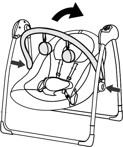 kogan BBPSWINGSTA Portable Swing- ADJUSTMENTS