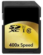 Secure Digital Extended Capacity (SDXC) [card with Ultra High Speed (UHS)]