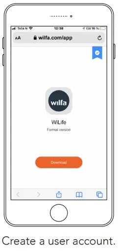Wilfa HU 400BC Flyer Connect Humidifier-