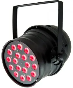 AVE PAR64-TRI18 1W Tri Color LED Light