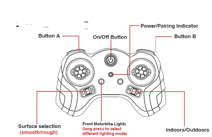 HuiCan Self-Balance Motorcycle Electric Remote Control-1