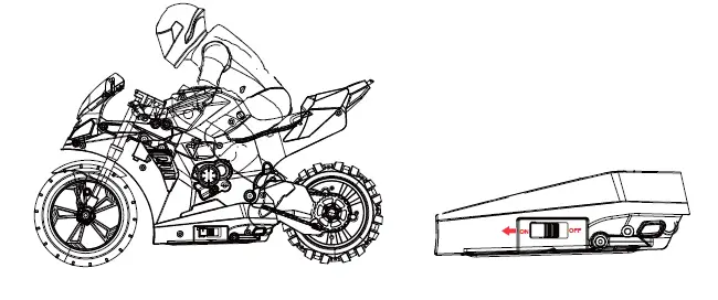 HuiCan Self-Balance Motorcycle Electric Remote Control-4