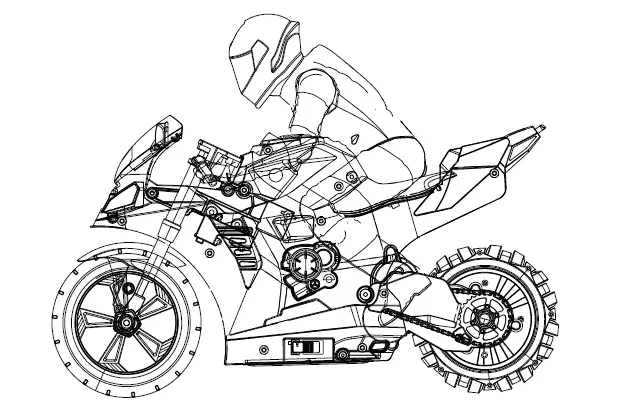 HuiCan Self-Balance Motorcycle Electric Remote Control