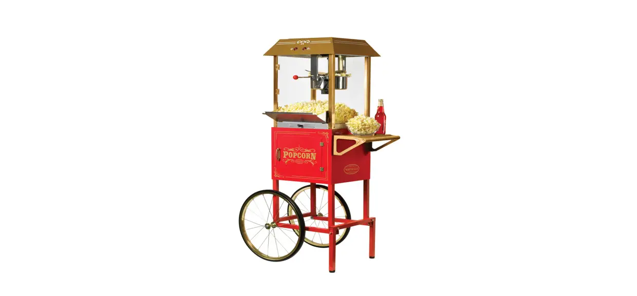 Nostalgia Nkpcrt10rd Vintage 10 Oz. Popcorn Cart Instruction Manual
