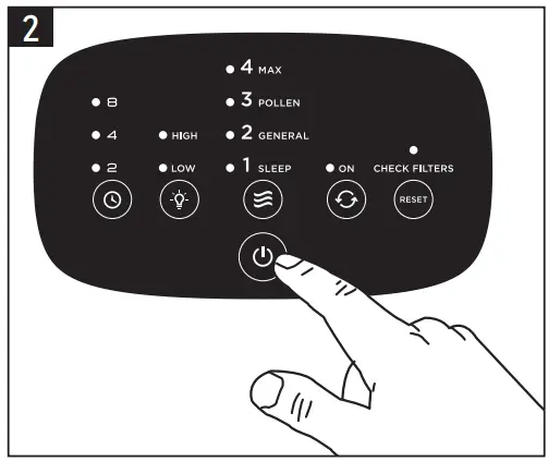 Honeywell HFD280 Series Air Genius Compact-OPERATION