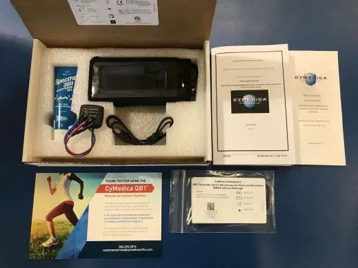 CyMedica ORTHOPEDICS QB1 Go NMES Treatments System- System consists